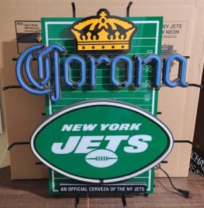 Corona Beer NFL Jets LED Sign corona beer nfl jets led sign Corona Beer NFL Jets LED Sign coronanyjetsled2018niboff 295x300
