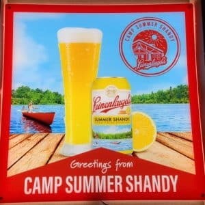 Leinenkugels Camp Summer Shandy Beer LED Sign
