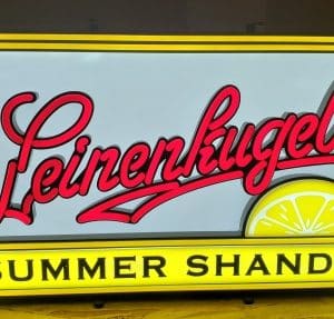 leinenkugel summer shandy neon sign