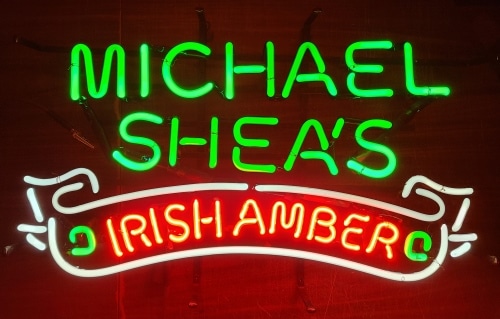 Michael Sheas Beer Neon Sign