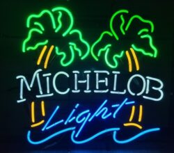 Michelob Light Beer Tropical Neon Sign [object object] My Beer Sign Collection &#8211; Not for sale but can be bought&#8230; micheloblighttropical2001 e1694030269470
