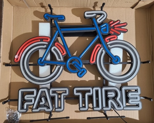 fat tire led sign