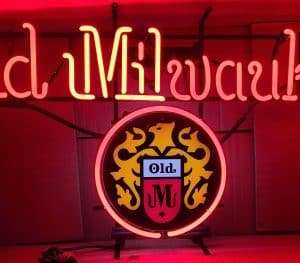 Old Milwaukee Beer Neon Sign