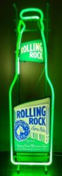 Rolling Rock Beer Bottle Neon Sign [object object] My Beer Sign Collection &#8211; Not for sale but can be bought&#8230; rollingrockbottle1989 e1711879622739