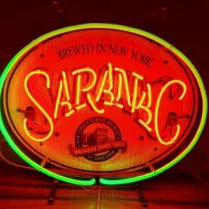 Saranac Beer Neon Sign