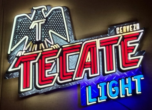 Tecate Light Beer LED Sign