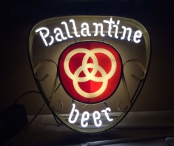 [object object] My Beer Sign Collection &#8211; Not for sale but can be bought&#8230; ballantinebeergoldframe