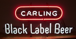 [object object] My Beer Sign Collection &#8211; Not for sale but can be bought&#8230; blacklabelbeercarling1968