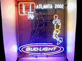 [object object] My Beer Sign Collection &#8211; Not for sale but can be bought&#8230; budlightatlantabasketball