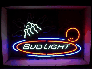 [object object] My Beer Sign Collection &#8211; Not for sale but can be bought&#8230; budlightbowlingsequencing