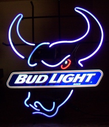 [object object] My Beer Sign Collection &#8211; Not for sale but can be bought&#8230; budlightbullhead