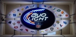 [object object] My Beer Sign Collection &#8211; Not for sale but can be bought&#8230; budlightnflallstar2013