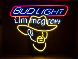 [object object] My Beer Sign Collection &#8211; Not for sale but can be bought&#8230; budlighttimmcgraw