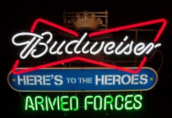 [object object] My Beer Sign Collection &#8211; Not for sale but can be bought&#8230; budweiserarmedforces