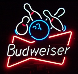 [object object] My Beer Sign Collection &#8211; Not for sale but can be bought&#8230; budweiserbowling