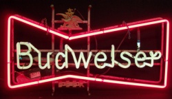[object object] My Beer Sign Collection &#8211; Not for sale but can be bought&#8230; budweiserbowtiehanger