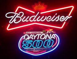 [object object] My Beer Sign Collection &#8211; Not for sale but can be bought&#8230; budweiserdaytona500 e1591315524358