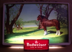 [object object] My Beer Sign Collection &#8211; Not for sale but can be bought&#8230; budweiserhorse1950slight