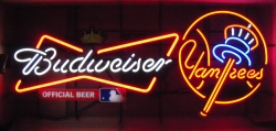 [object object] My Beer Sign Collection &#8211; Not for sale but can be bought&#8230; budweisernyyankees2013