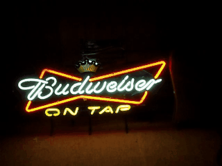[object object] My Beer Sign Collection &#8211; Not for sale but can be bought&#8230; budweiserontapledglass