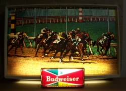 [object object] My Beer Sign Collection &#8211; Not for sale but can be bought&#8230; budweiserracehorses1950slight