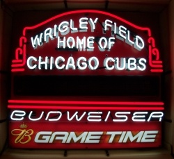 [object object] My Beer Sign Collection &#8211; Not for sale but can be bought&#8230; budweisersmallwrigleyfield