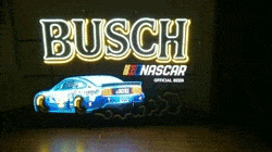 [object object] My Beer Sign Collection &#8211; Not for sale but can be bought&#8230; buschnascarsequencingled