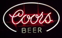 [object object] My Beer Sign Collection &#8211; Not for sale but can be bought&#8230; coorsbeerpinkpanel