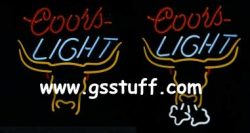 [object object] My Beer Sign Collection &#8211; Not for sale but can be bought&#8230; coorslightbull e1591817033965