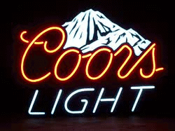 [object object] My Beer Sign Collection &#8211; Not for sale but can be bought&#8230; coorslightledmountains2012