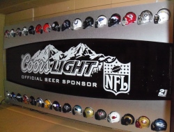 [object object] My Beer Sign Collection &#8211; Not for sale but can be bought&#8230; coorslightnflhelmetled