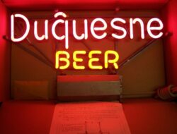 [object object] My Beer Sign Collection &#8211; Not for sale but can be bought&#8230; duquesnebeernos e1694018591688