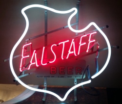 [object object] My Beer Sign Collection &#8211; Not for sale but can be bought&#8230; falstaffbeerwhiteshield