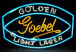 [object object] My Beer Sign Collection &#8211; Not for sale but can be bought&#8230; goebelgoldenlightlager