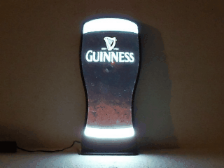 [object object] My Beer Sign Collection &#8211; Not for sale but can be bought&#8230; guinnesspintglassmotionled