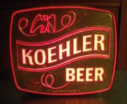 [object object] My Beer Sign Collection &#8211; Not for sale but can be bought&#8230; koehlerbeerlight