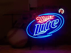 [object object] My Beer Sign Collection &#8211; Not for sale but can be bought&#8230; litebaseballsequencing