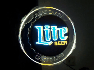 [object object] My Beer Sign Collection &#8211; Not for sale but can be bought&#8230; litelightsinmotionsign
