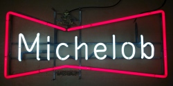 [object object] My Beer Sign Collection &#8211; Not for sale but can be bought&#8230; michelobbowtielarge