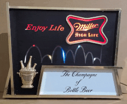 [object object] My Beer Sign Collection &#8211; Not for sale but can be bought&#8230; millerhighlifebouncingballlight2