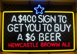 [object object] My Beer Sign Collection &#8211; Not for sale but can be bought&#8230; newcastlebrownale400neon