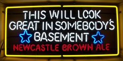 [object object] My Beer Sign Collection &#8211; Not for sale but can be bought&#8230; newcastlebrownalebasementneon