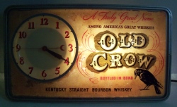 [object object] My Beer Sign Collection &#8211; Not for sale but can be bought&#8230; oldcrowclock