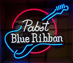 [object object] My Beer Sign Collection &#8211; Not for sale but can be bought&#8230; pabstblueribbonguitar