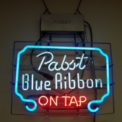 [object object] My Beer Sign Collection &#8211; Not for sale but can be bought&#8230; pabstblueribbonontapmine
