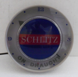 [object object] My Beer Sign Collection &#8211; Not for sale but can be bought&#8230; schlitzondraughtlightedclock1961