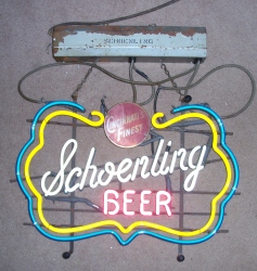 [object object] My Beer Sign Collection &#8211; Not for sale but can be bought&#8230; schoenlingbeer