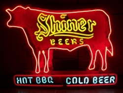[object object] My Beer Sign Collection &#8211; Not for sale but can be bought&#8230; shinerbeershotbbqcoldbeer