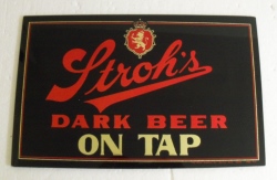 [object object] My Beer Sign Collection &#8211; Not for sale but can be bought&#8230; strohsdarkbeerontapmirrornoframe