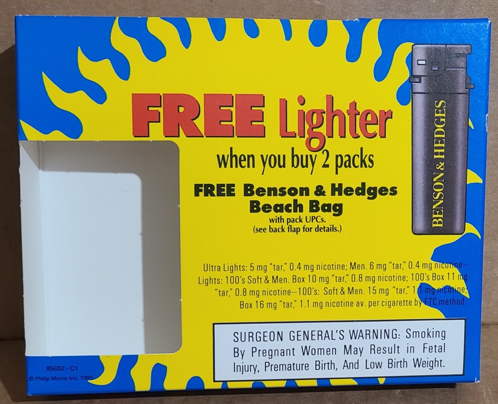 Benson Hedges Cigarettes Lighter